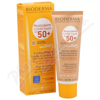 BIODERMA Photoderm COVER Touch SPF50+ golden 40g - make-upy,make-up,