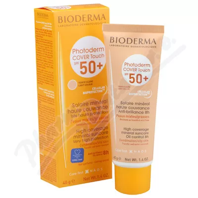 BIODERMA Photoderm COVER Touch SPF50+ light 40g - make-upy,make-up,