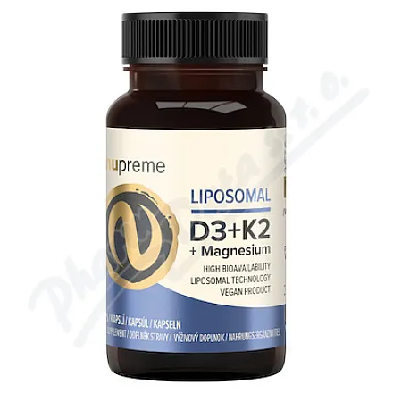 Liposomalna witamina D3+K2 cps.30 NUPREME