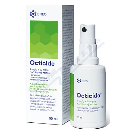 Octicide 1mg/g+20mg/g drm.spr.sol.1x50ml
