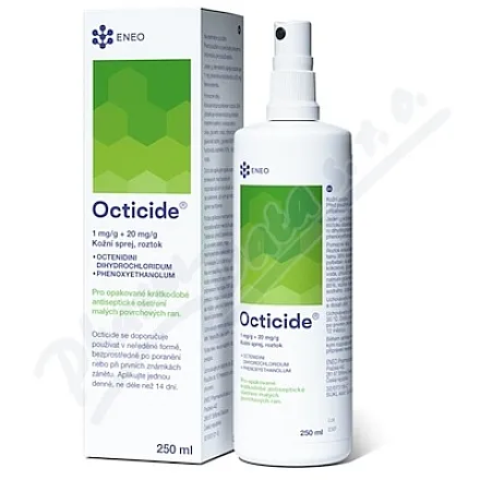 Octicide 1mg/g+20mg/g drm.sprm.sol.1x250ml