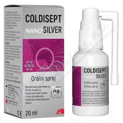 Coldisept nanoSilver orální sprej 20ml