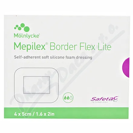 Mepilex Border Flex Lite pěn.sam.krytí 4x5cm 10ks
