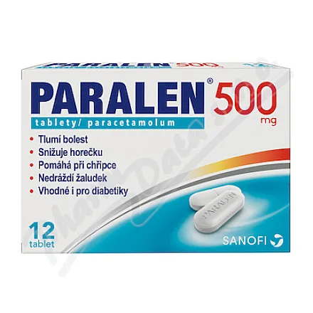 Paralen 500 mg, tabletki, opakowanie 12 szt.