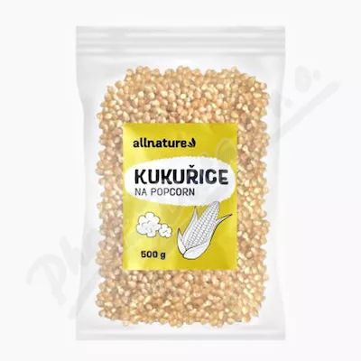 Allnature Kukuřice na popcorn 500g