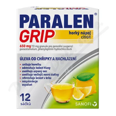 PARALEN GRIP HORKÝ NÁPOJ CITRÓN