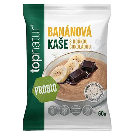 Topnatur Probio rýžová kaše banán-hořká čoko.60g