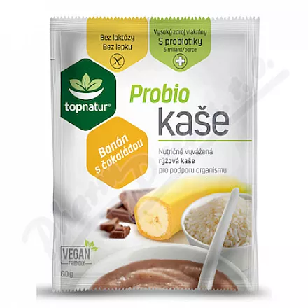 Topnatur Probio rýžová kaše banán-hořká čoko.60g
