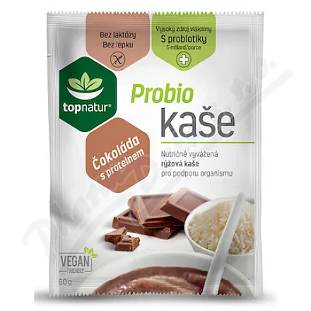 Topnatur Probio rýžová kaše čokoláda s protein.60g