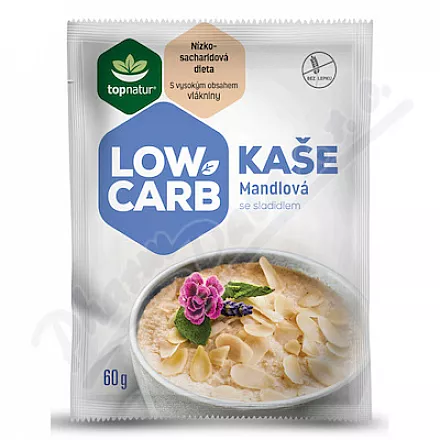 Topnatur LOW CARB kaše mandlová 60g