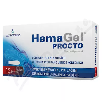 HemaGel PROCTO čípky 15ks