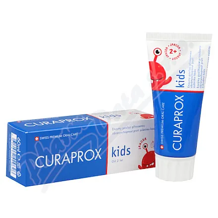 CURAPROX kids, pasta do zębów dla dzieci od pierwszego zęba, truskawkowa, 60 ml, 0 ppm F