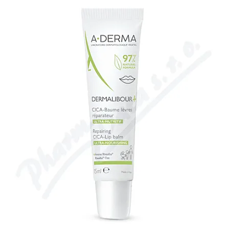 A-DERMA Dermalibour+ CICA Balzám na rty 15ml