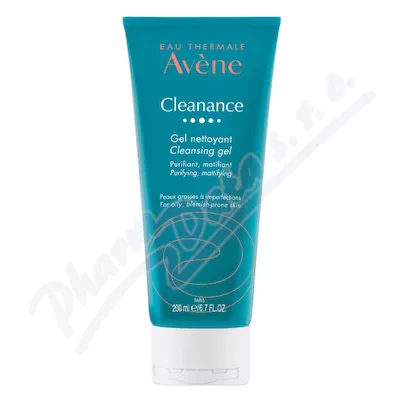 AVENE Cleanance Čisticí gel 200ml - odličování,odličování obličeje,čištění obličeje,čistění pleti,