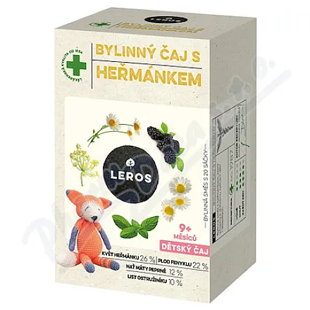 LEROS Herbatka ziołowa dla dzieci z rumiankiem 20x1,5g