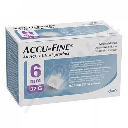 ACCU-FINE JEHLY DO INZULÍNOVÉHO PERA