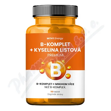 MOVit B-Complex+Folic Acid PREMIUM tbl.90