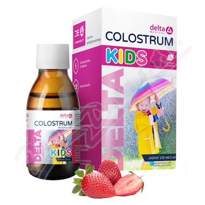 DELTA Colostrum Kids jahoda 125ml