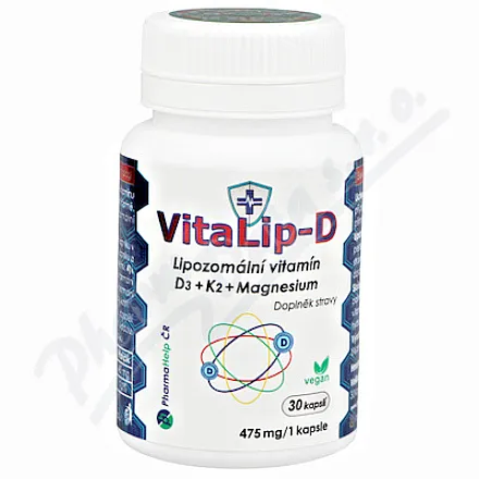 VitaLip-D - liposomalna witamina D3+K2+Mg 30 kapsułek