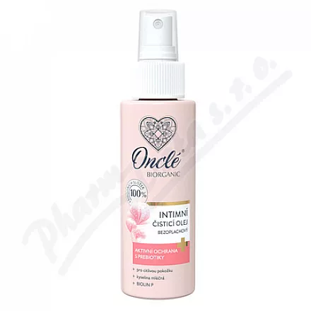 Olejek do higieny intymnej bez oleju ONCLÉ BIORGANIC 100ml - intimní hygiena, ubrousky,intimní vlhčené ubrousky,ubrousky na intimní hygienu,