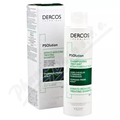 VICHY DERCOS PSOlution šampon 200ml - vlasová péče,péče o vlasy,