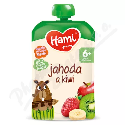 Hami kapsička jahoda a kiwi 100g