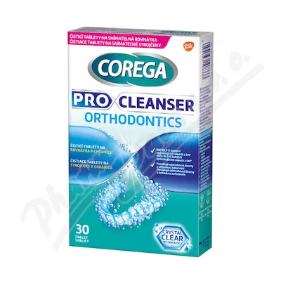 Corega Pro Cleanser Orthodontics čist.tablety 30ks