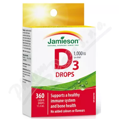 JAMIESON Vitamín D3 1000 IU 11.4ml