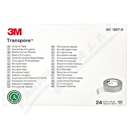 3M Transpore transp.náplast 1.25cmx9.15m 24ks