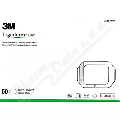 3M Tegaderm tran.krytí s rámeč.10x12cm 1626W 50ks