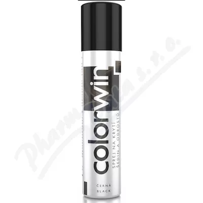 Colorwin sprej na krytí šedin černý 75ml - styling,ofiny styling,vlasový styling,