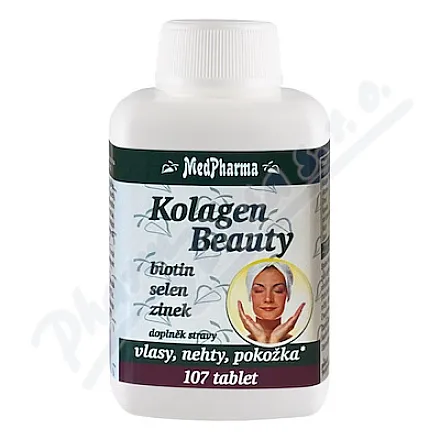 MedPharma Collagen Beauty biotyna selen cynk tbl.107