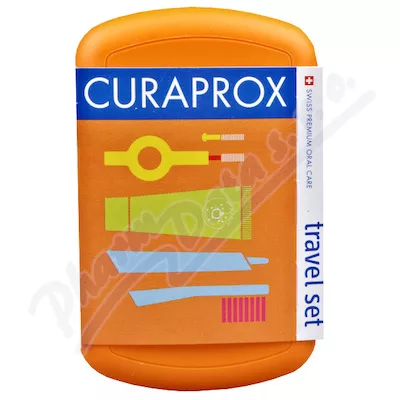 CURAPROX Travel set cestovní sada oranžová