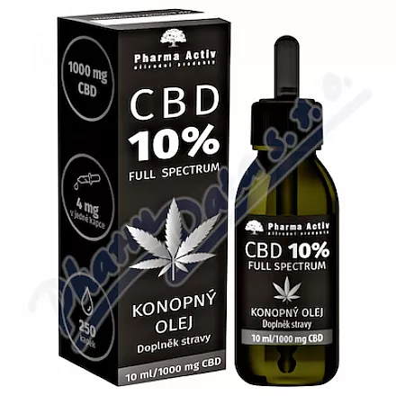 CBD 10% Full Spectrum Konopný olej 1000mg 10ml
