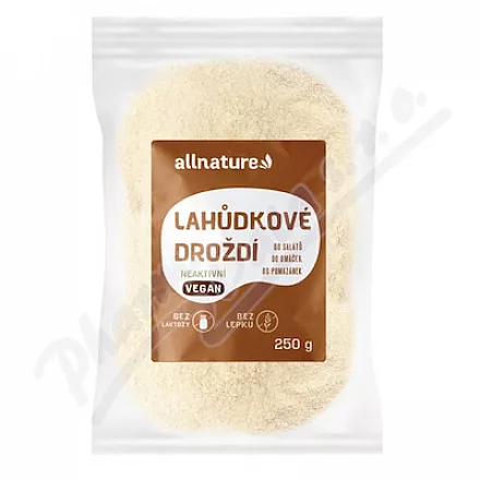 Allnature Drożdże odżywcze nieaktywne 250g
