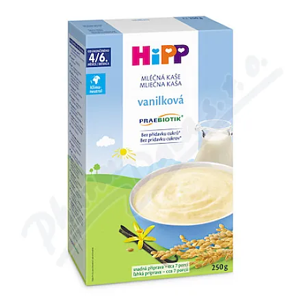 HiPP Kaszka mleczna waniliowa 4/6m 250g