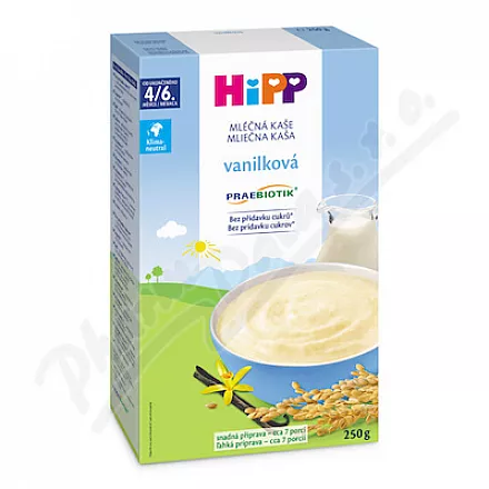 HiPP Kaszka mleczna waniliowa 4/6m 250g
