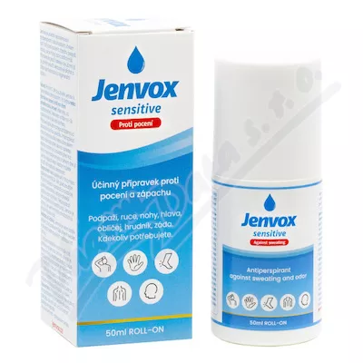 Jenvox Sensitive roll-on na pocenie i nieprzyjemny zapach 50ml
