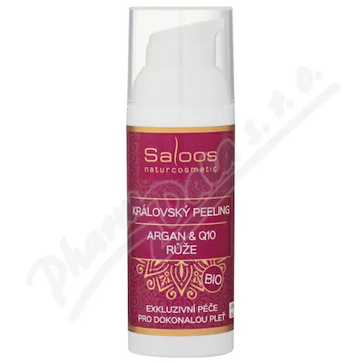 Saloos Královský peeling Argan+Q10 Růže BIO 50ml