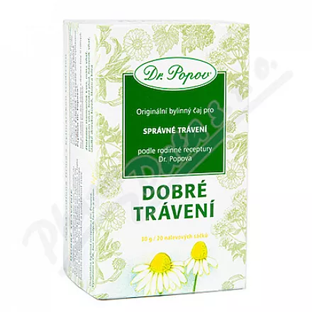 Dr.Popov Čaj Dobré trávení 20x1.5g