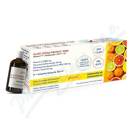 Zlaté Céčko protect 2000, 5 x 25 ml
