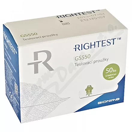 PASKI DIAGNOSTYCZNE RIGHTEST GS550 / MYLIFE PURA