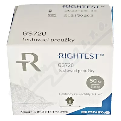 PROUŽKY DIAGNOSTICKÉ RIGHTEST GS720 / MYLIFE UNIO