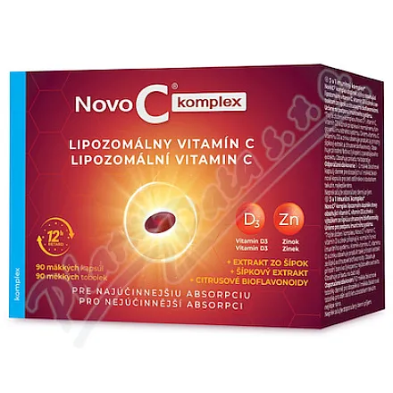 Novo C komplex Lipozomální vitamín C tob.90