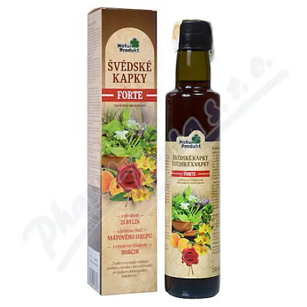 Naturprodukt Švédské kapky Forte 250ml