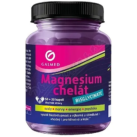 Magnesium chelát cps.50+20 Galmed