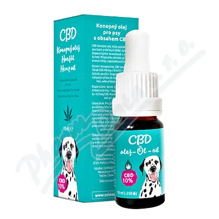 Zelená Země Olej CBD dla psów 10% 10ml