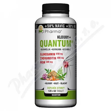 Quantum Klouby+ 6 složek tbl.120+60 Bio-Pharma