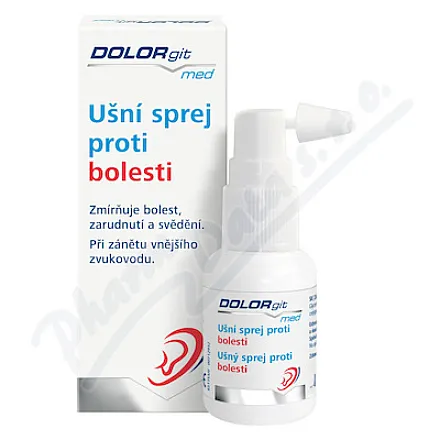 DOLORgit med ušní sprej proti bolesti 20ml