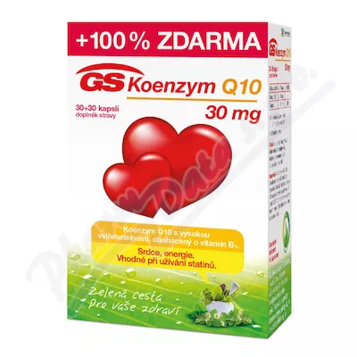 GS Koenzym Q10 30mg cps.30+30 ČR/SK NOVÝ